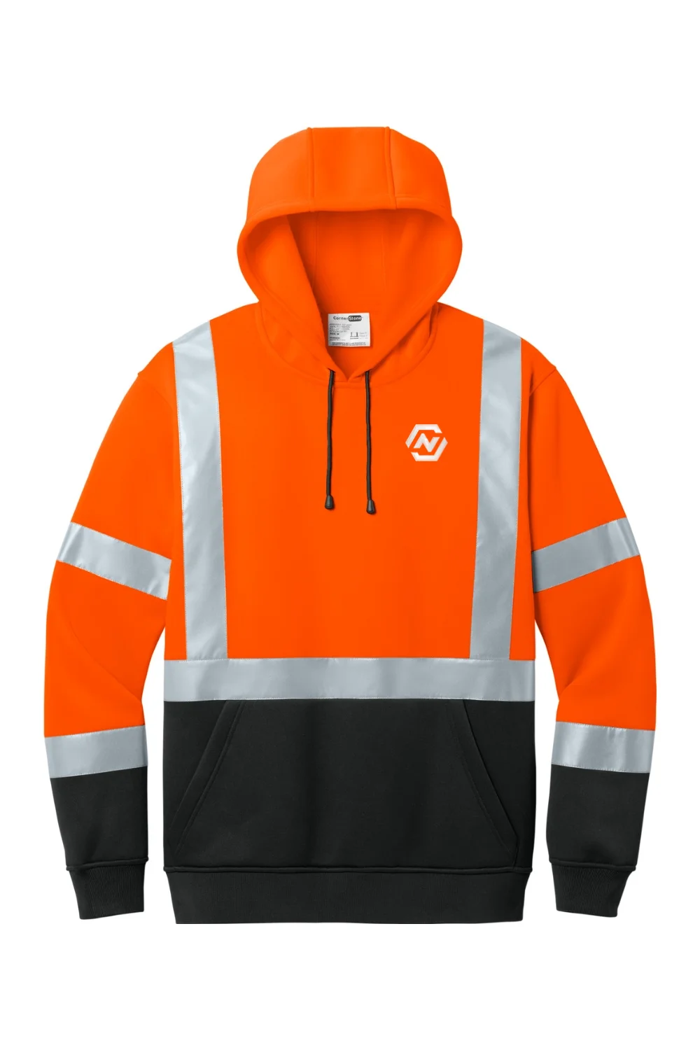 Alternative view of CornerStone Heavy-Duty Fleece Pullover Hoodie