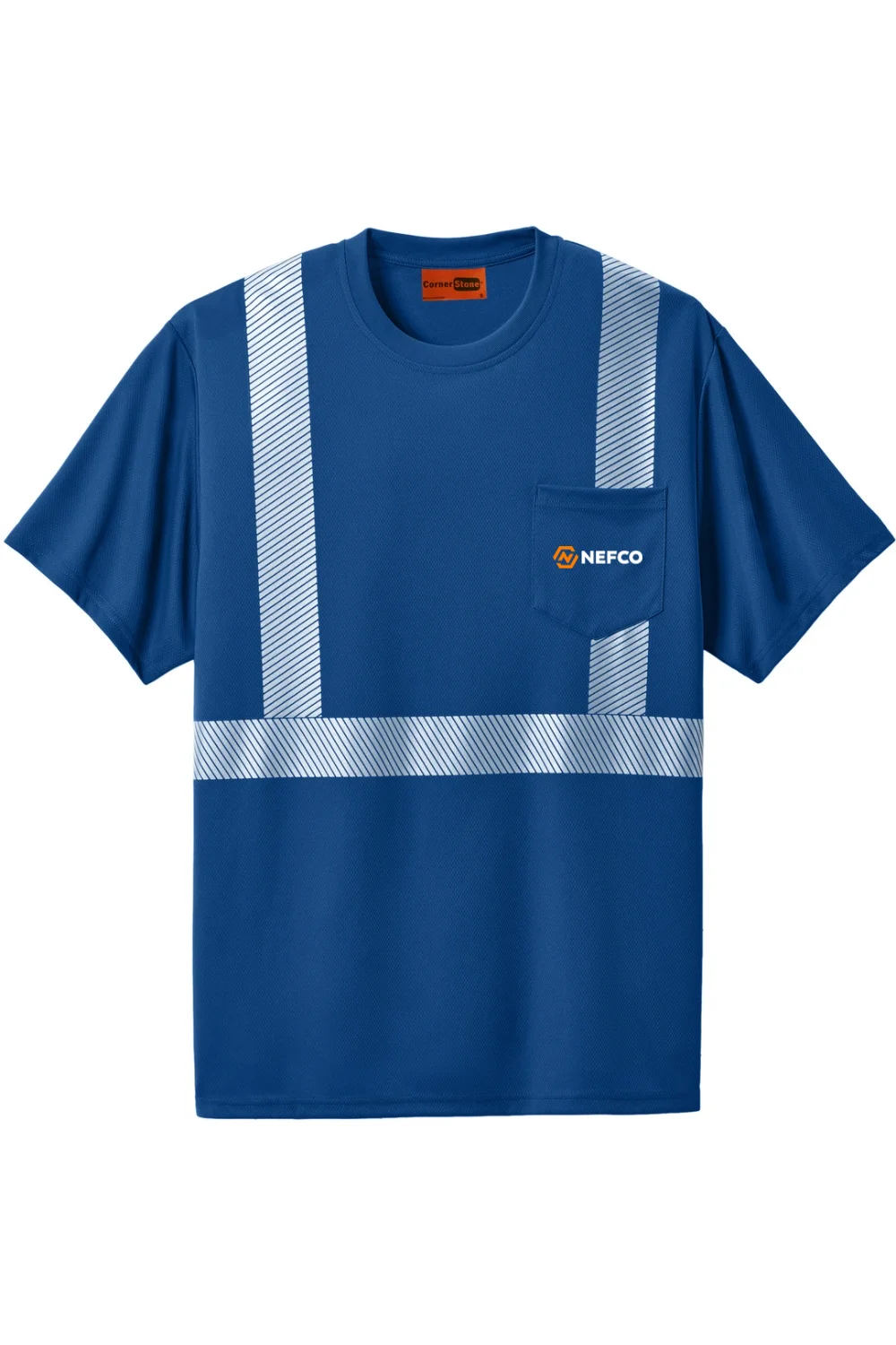 CornerStone Enhanced Visibility Segmented Tape Tee