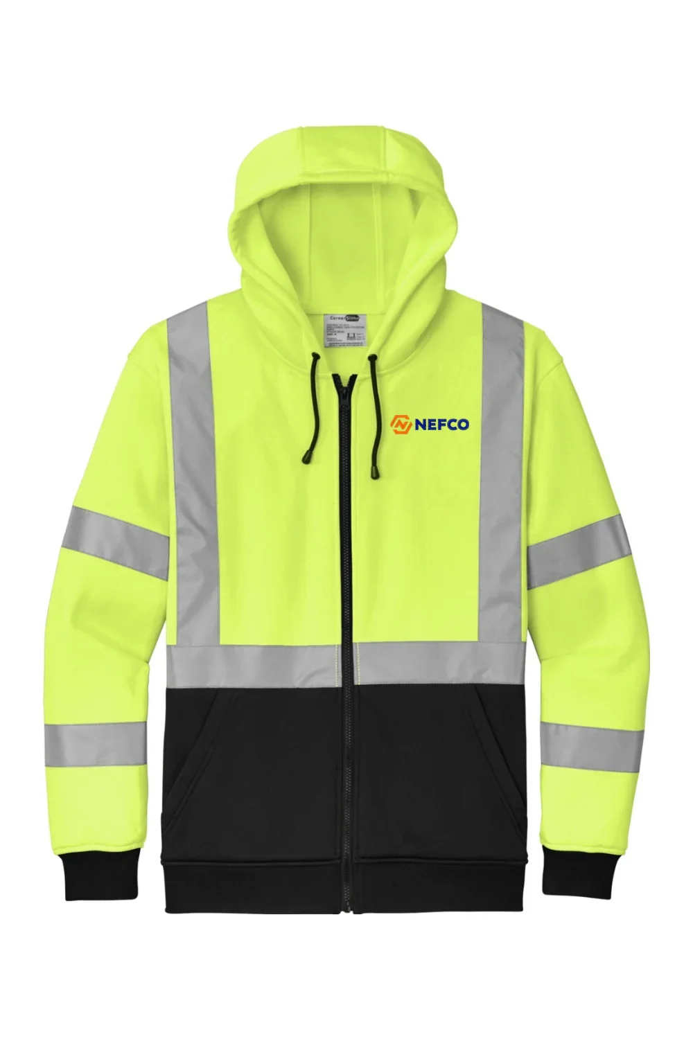 Alternative view of CornerStone Heavy-Duty Fleece Full-Zip Hoodie