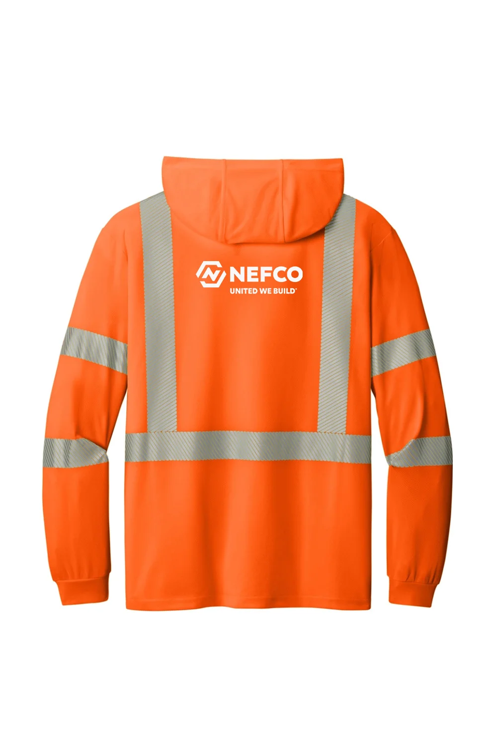 CornerStone Long Sleeve Segmented Tape Hooded Tee - Image 4